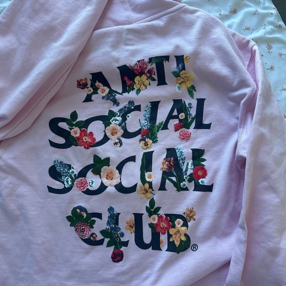 Anti Social Social Club Light Pink Hoodie